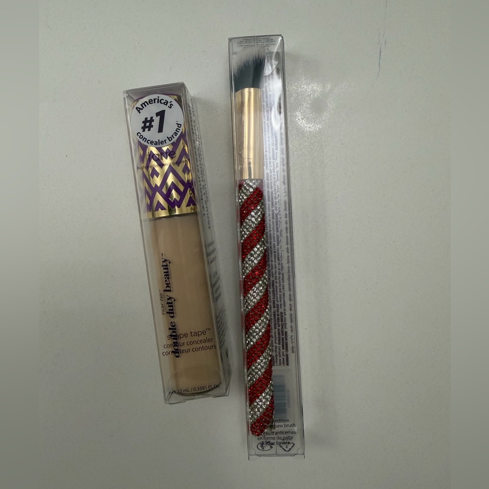 Tarte concealer with Limited Edition Concealer Paw Brush